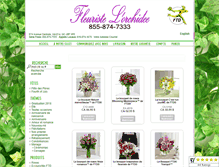 Tablet Screenshot of fleuristelorchidee.com